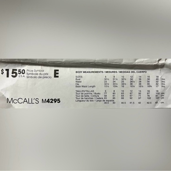 🍄NEW McCall’s 4295 Misses Dusters Dress Options Uncut Pattern Sew Petite 8 - 12 - Picture 3 of 7